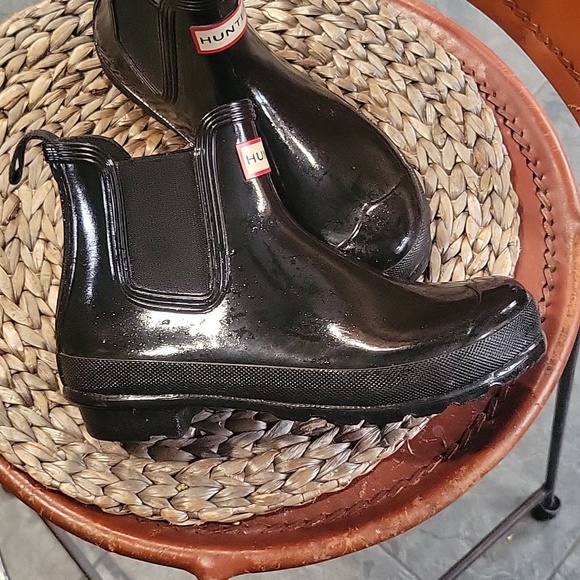 HUNTER original chelsea rain wellie boots - Picture 2 of 6